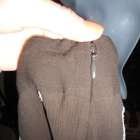 2/$15 Vintage look Brown and cream circle skirt, 0 - Picture 5 of 7